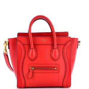 Celine Luggage Bag Grainy Leather Nano #253661C12B